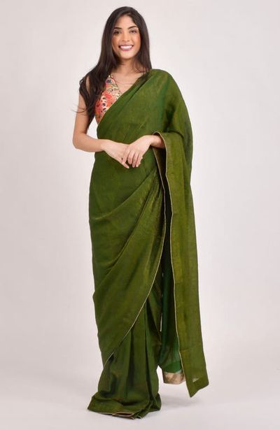 RAAS RAAS Zaya Brocade Pre-Draped Saree