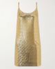 RABANNE Chainmail mini dress - 1