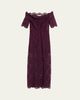 Rabanne Off-The-Shoulder Twisted Lace Midi Dress - 1