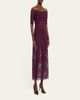 Rabanne Off-The-Shoulder Twisted Lace Midi Dress - 4