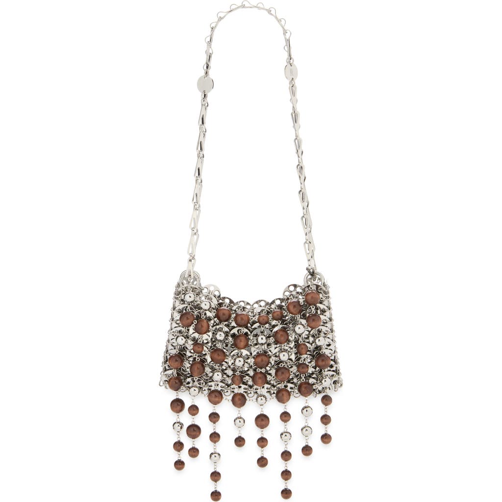 Rabanne Rabanne 1969 Chain Mail Wooden Bead Shoulder Bag