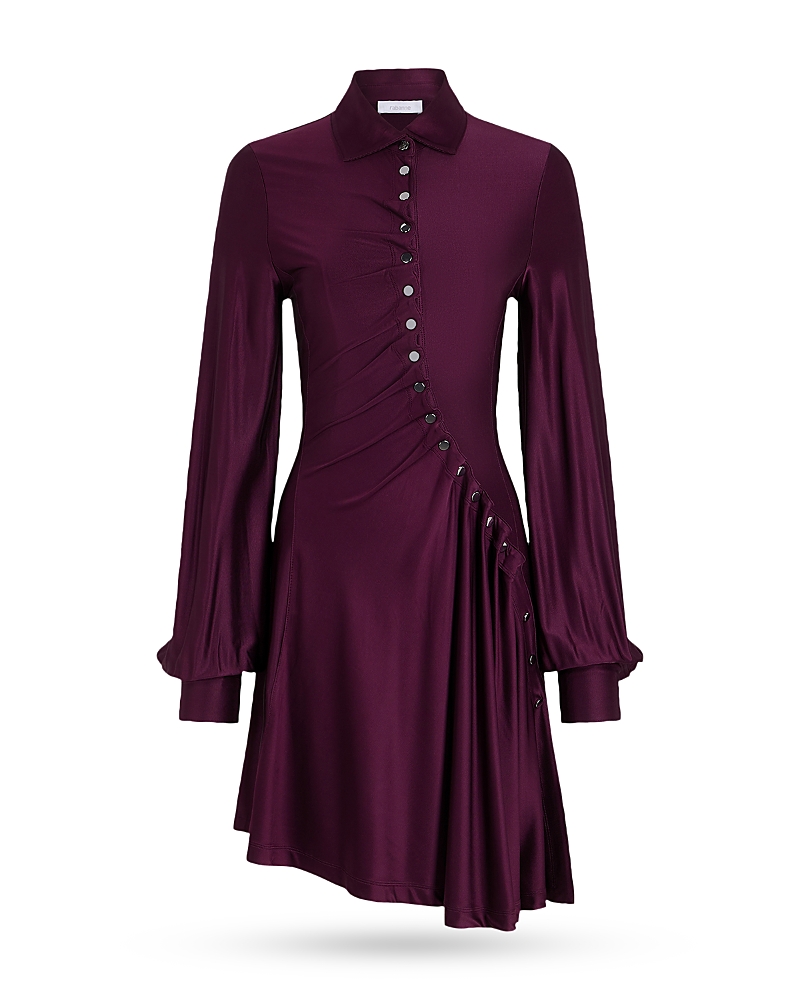 Rabanne Rabanne Asymmetric Long Sleeve Dress