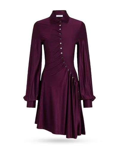 Rabanne Rabanne Asymmetric Long Sleeve Dress