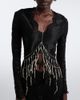 Rabanne Rabanne Beaded body chain - 2