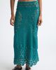 Rabanne Rabanne Beaded Cotton Crochet Skirt - 1