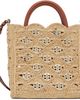 Rabanne Rabanne Beige & Brown Small Signature 1969 Discs Tote - 1