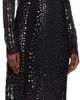 Rabanne Rabanne Black Lace Sequin Midi Dress - 2