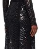 Rabanne Rabanne Black Lace Sequin Midi Dress - 3