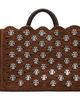 Rabanne Rabanne Brown Large Signature Signature 1969 Discs Tote - 1