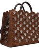 Rabanne Rabanne Brown Large Signature Signature 1969 Discs Tote - 3