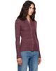Rabanne Rabanne Burgundy Ribbed Cardigan - 2