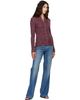 Rabanne Rabanne Burgundy Ribbed Cardigan - 4