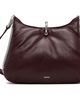 Rabanne Rabanne Burgundy Small Ring Leather Bag - 1