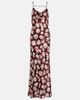 Rabanne Rabanne Chain-detail floral silk maxi dress - 1