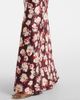 Rabanne Rabanne Chain-detail floral silk maxi dress - 4