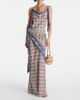 Rabanne Rabanne Chain-detail paisley satin camisole - 2