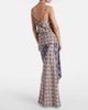 Rabanne Rabanne Chain-detail paisley satin camisole - 3