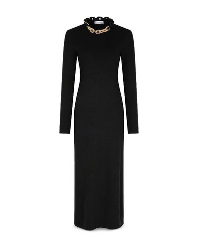 Rabanne Rabanne Chain Long Sleeve Maxi Dress