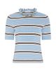 Rabanne Rabanne Chain Neck Striped Sweater - 1