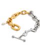 Rabanne Rabanne Collier Two-Tone Charm Necklace, 19.3 - 2