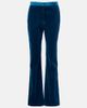 Rabanne Rabanne Cotton-blend velvet flared pants - 1