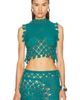 RABANNE RABANNE Crochet Sleeveless Top - 1