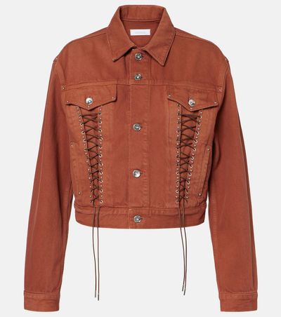 Rabanne Rabanne Cropped denim jacket