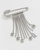 rabanne rabanne Crystal Charm Pin Silver/Crystal One - 2
