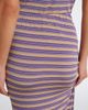 Rabanne Rabanne Cutout gathered striped crÃªpe midi skirt - 5