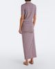 Rabanne Rabanne Cutout gathered striped crÃªpe midi skirt - 6