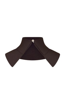 Rabanne Rabanne Dark Brown Knit Collar