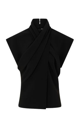 Rabanne Rabanne Draped Sleeveless Top