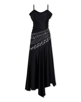 Rabanne Rabanne Embellished Asymmetric Dress