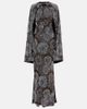 Rabanne Rabanne Embellished caped gown - 1