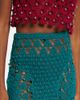 Rabanne Rabanne Embellished crochet cotton midi skirt - 3
