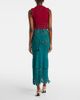 Rabanne Rabanne Embellished crochet cotton midi skirt - 6