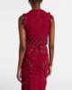 Rabanne Rabanne Embellished crochet cotton top - 4