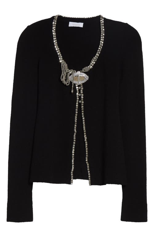 Rabanne Rabanne Embellished Cutaway Cardigan