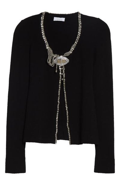 Rabanne Rabanne Embellished Cutaway Cardigan