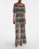 Rabanne Rabanne Embellished off-shoulder gown - 2