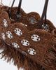 Rabanne Rabanne Embellished raffia shoulder bag - 3