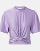 Rabanne Rabanne Embellished ring-detail cropped T-shirt - 1