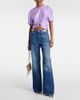 Rabanne Rabanne Embellished ring-detail cropped T-shirt - 2