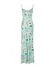 Rabanne Rabanne Floral Chain Strap Maxi Dress - 2