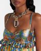 Rabanne Rabanne Floral chainmail minidress - 3