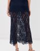 rabanne rabanne Floral Combo Skirt Deep Navy - 4