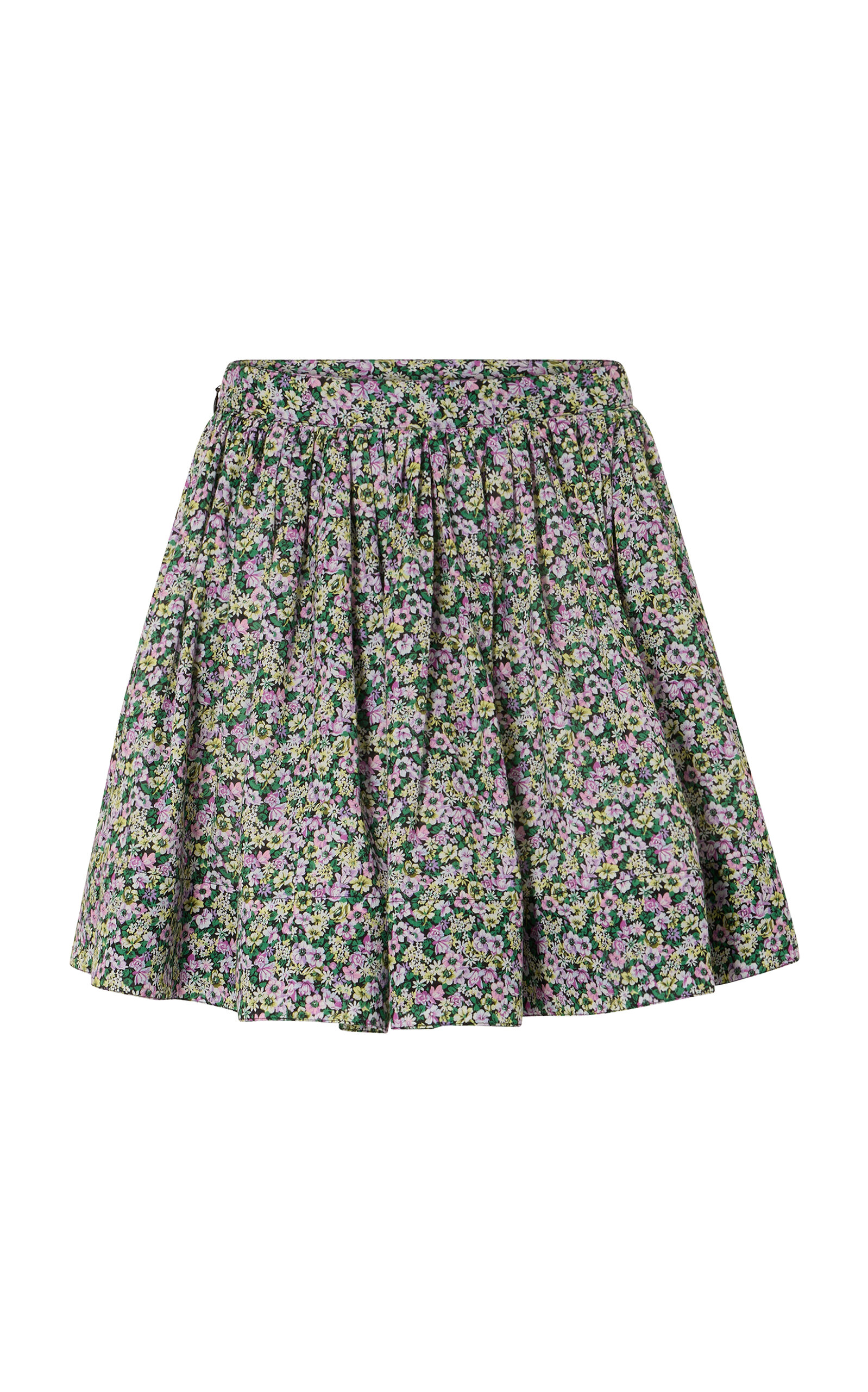 Rabanne Rabanne Floral Cotton Mini Skirt