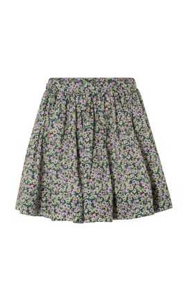 Rabanne Rabanne Floral Cotton Mini Skirt