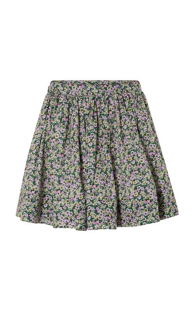 Rabanne Rabanne Floral Cotton Mini Skirt