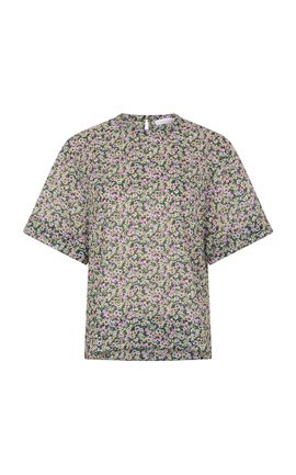 Rabanne Rabanne Floral Cotton ShortSleeve Top